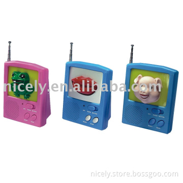 FM mini auto scan radio with speaker and antenna
